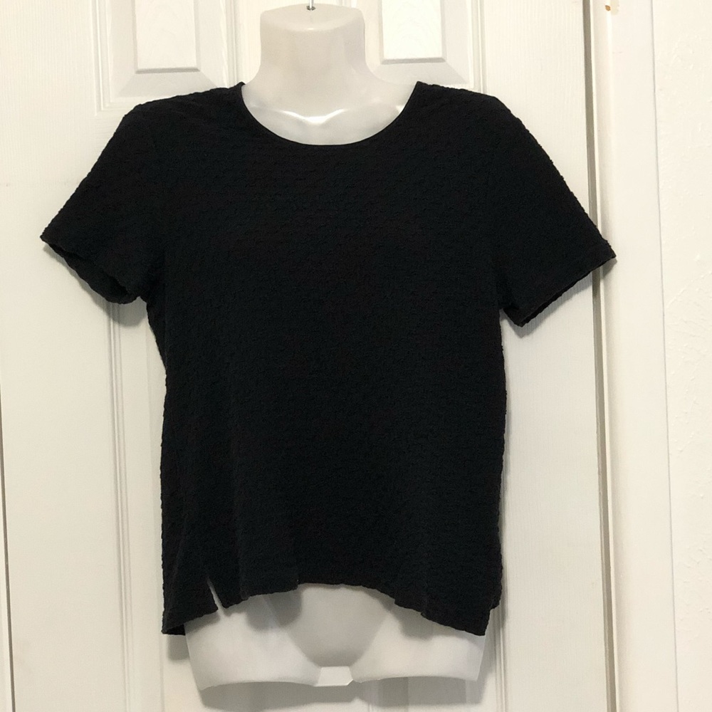 Black textured top